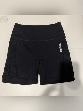 Gymshark Black Seamless High-Waist Bike Shorts